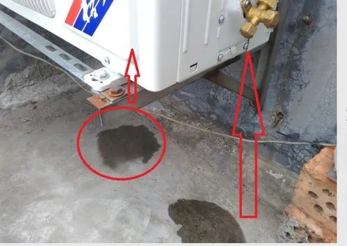 TCL空调外机铜管接头处滴水正常吗？空调外机铜管接头处滴水是什么原因？